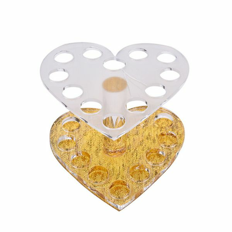 Heart Shape Brush Organizer